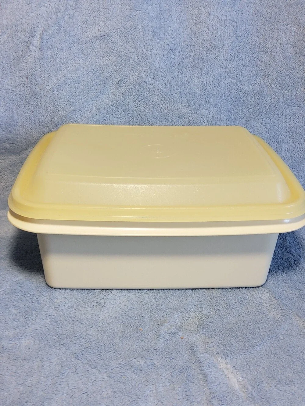 Vintage Tupperware #1254 Freeze N Save Ice Cream Keeper Storage Container W/ Lid